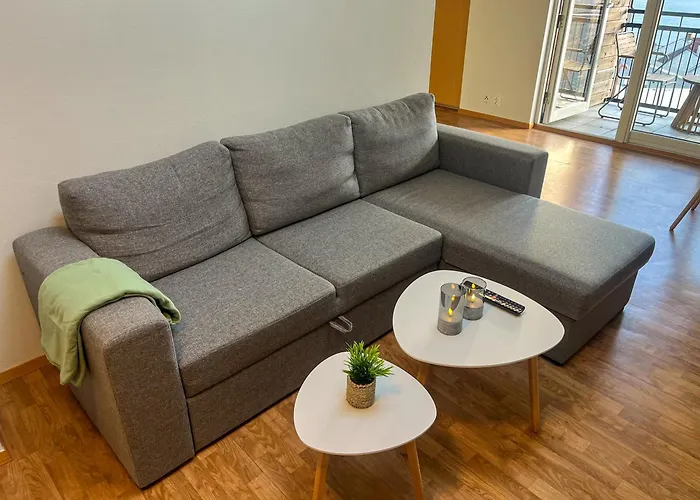 Апартаменты Parken Terrace - Fjord View With Indoor Parking And Elevator